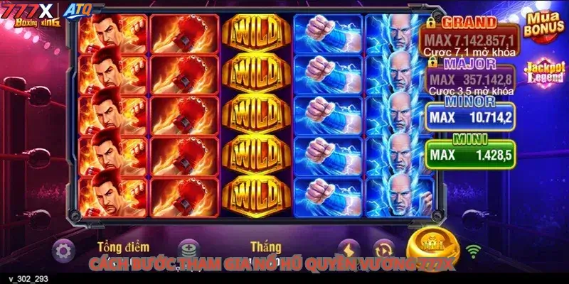 Cách bước tham gia nổ hũ quyền vương 7777 x